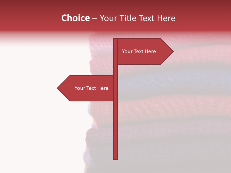 Clean Color Towel PowerPoint Template