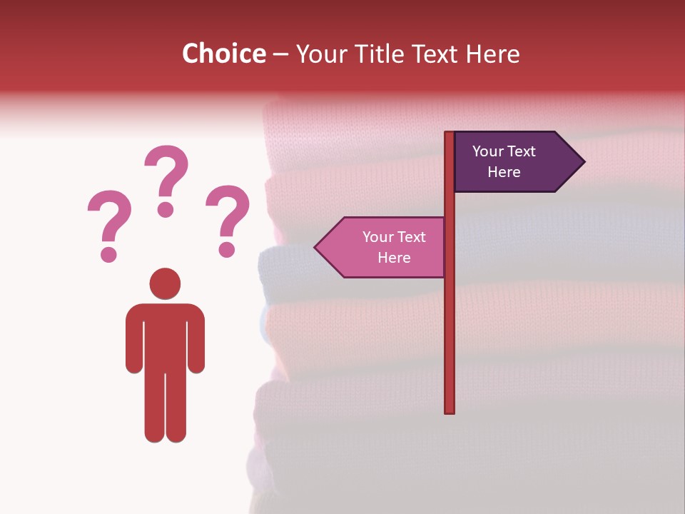 Clean Color Towel PowerPoint Template