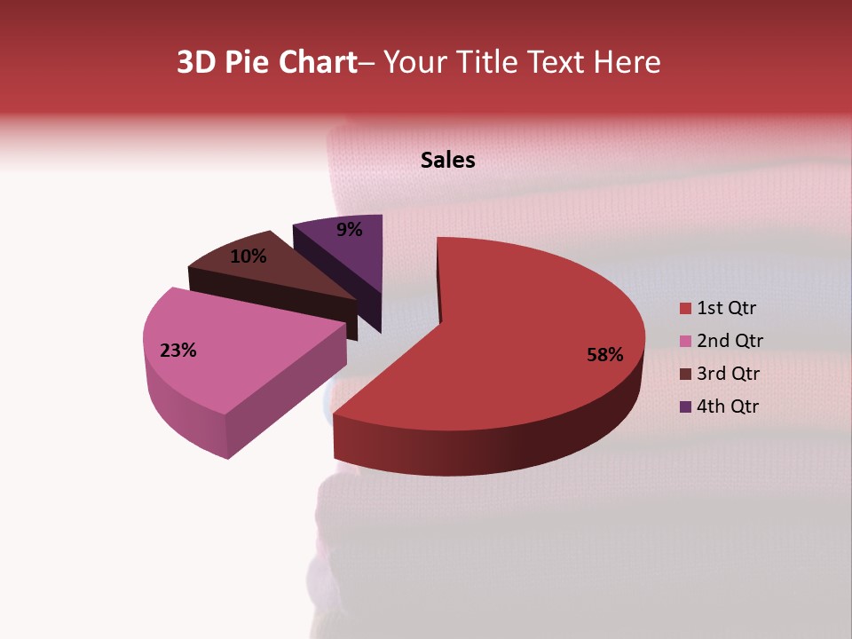 Clean Color Towel PowerPoint Template
