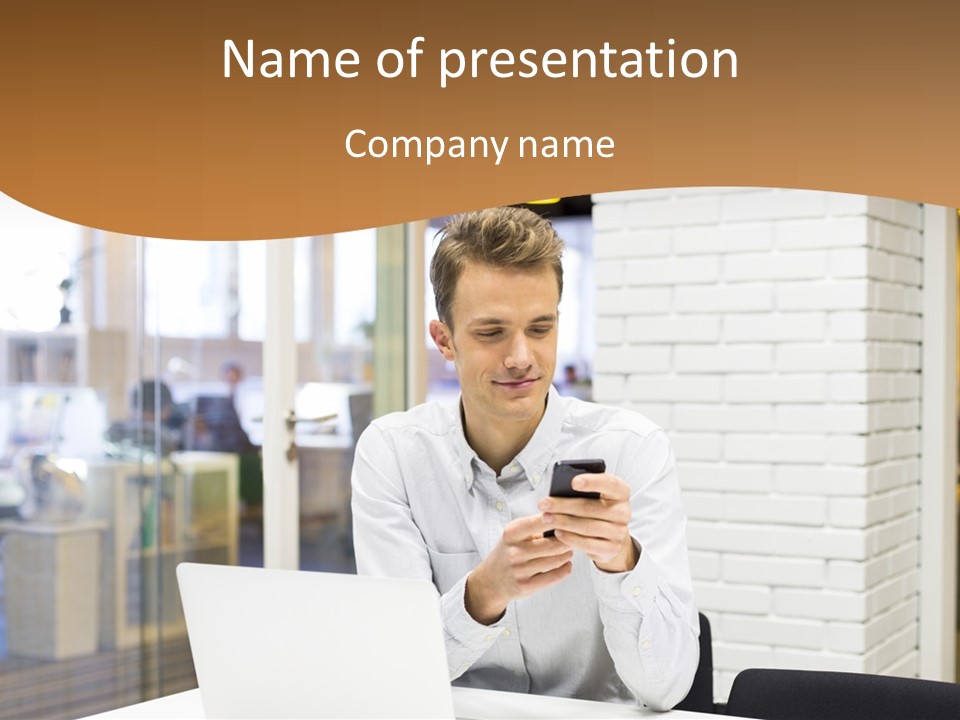 Business Internet Student PowerPoint Template