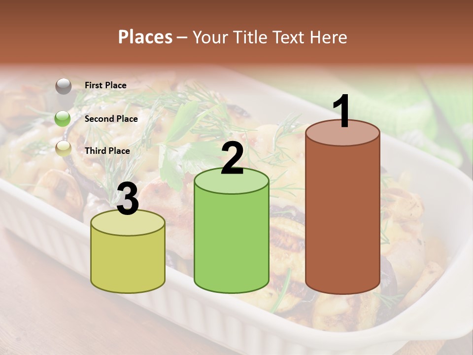Course Fork Parmesan PowerPoint Template