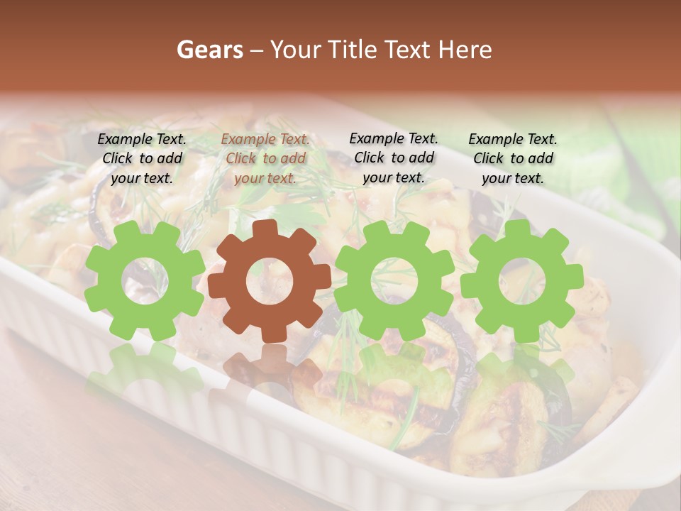 Course Fork Parmesan PowerPoint Template