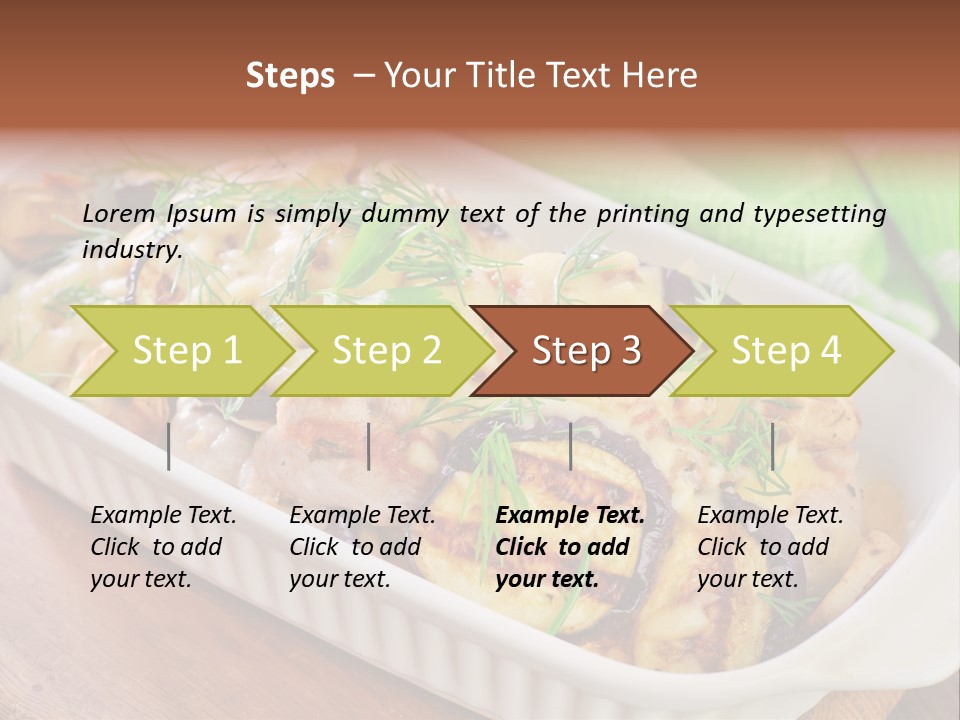 Course Fork Parmesan PowerPoint Template