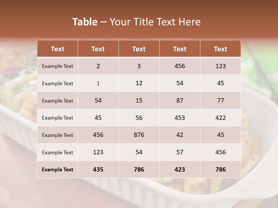 Course Fork Parmesan PowerPoint Template