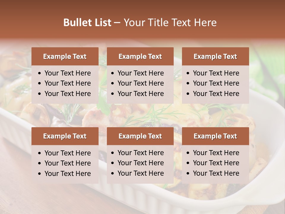 Course Fork Parmesan PowerPoint Template