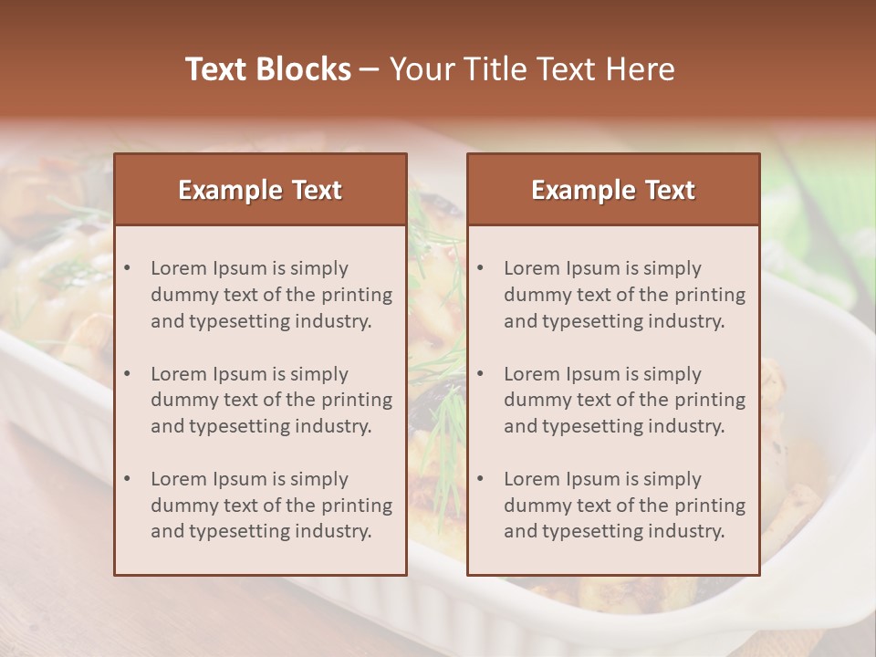 Course Fork Parmesan PowerPoint Template