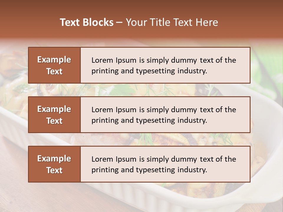 Course Fork Parmesan PowerPoint Template
