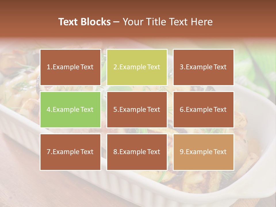 Course Fork Parmesan PowerPoint Template