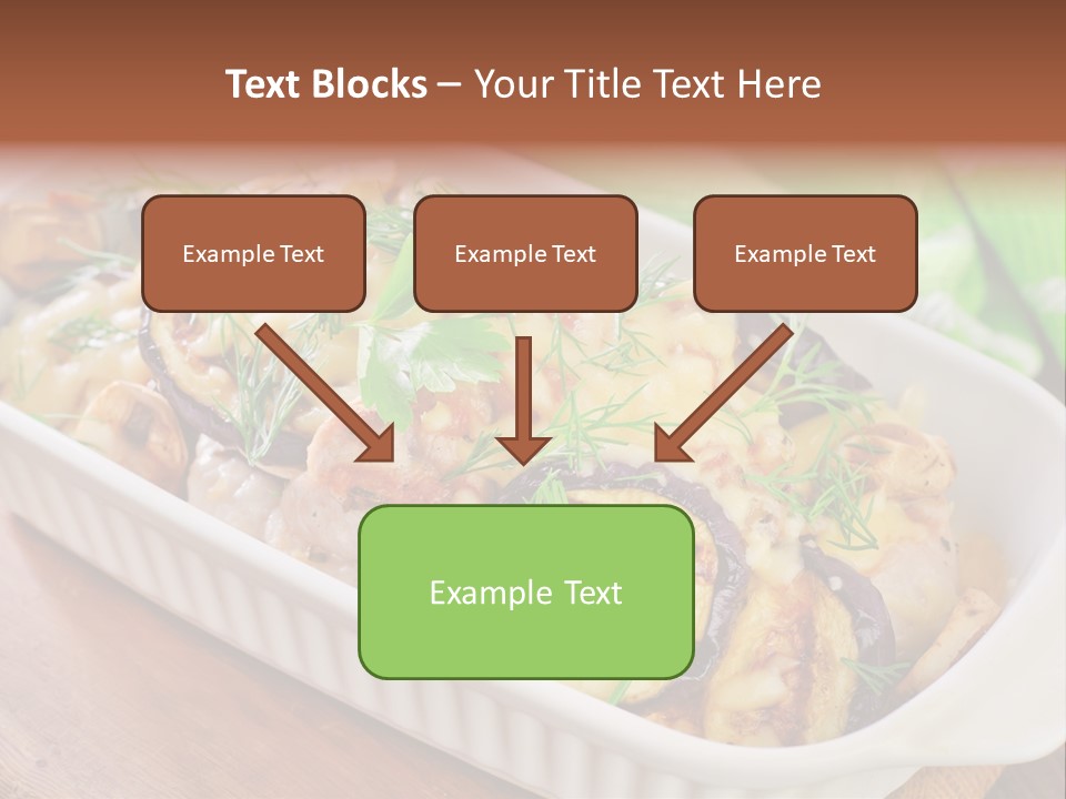 Course Fork Parmesan PowerPoint Template