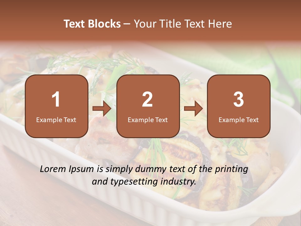 Course Fork Parmesan PowerPoint Template