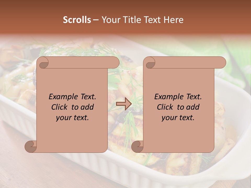 Course Fork Parmesan PowerPoint Template