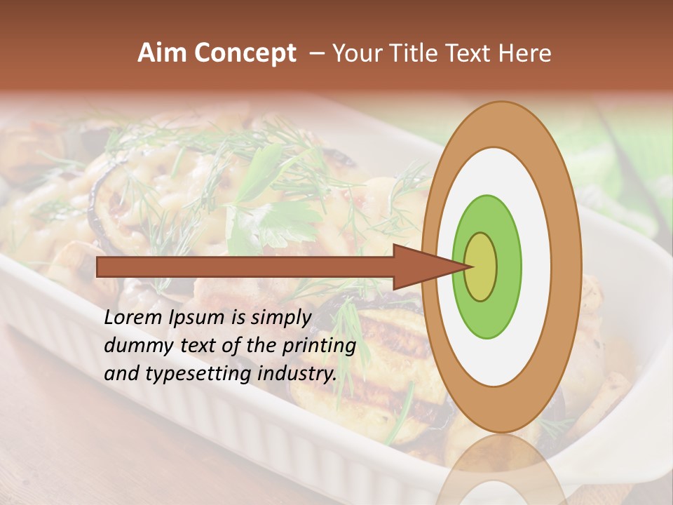 Course Fork Parmesan PowerPoint Template