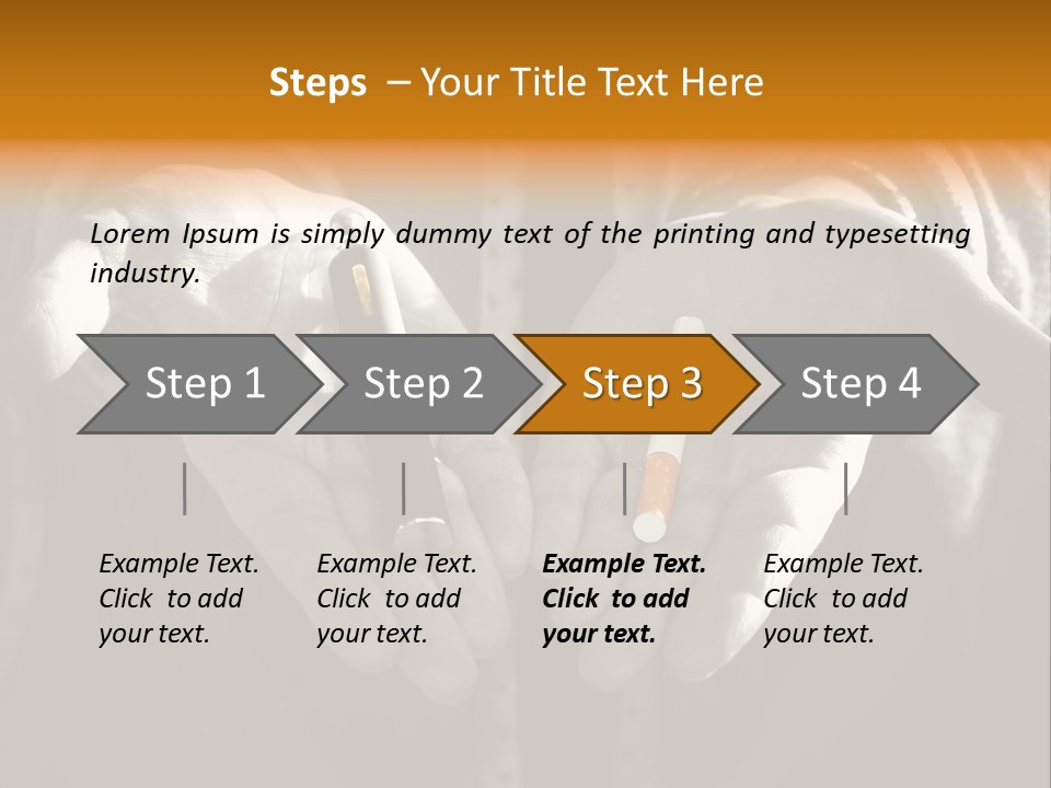 Products Quitting Nicotine PowerPoint Template