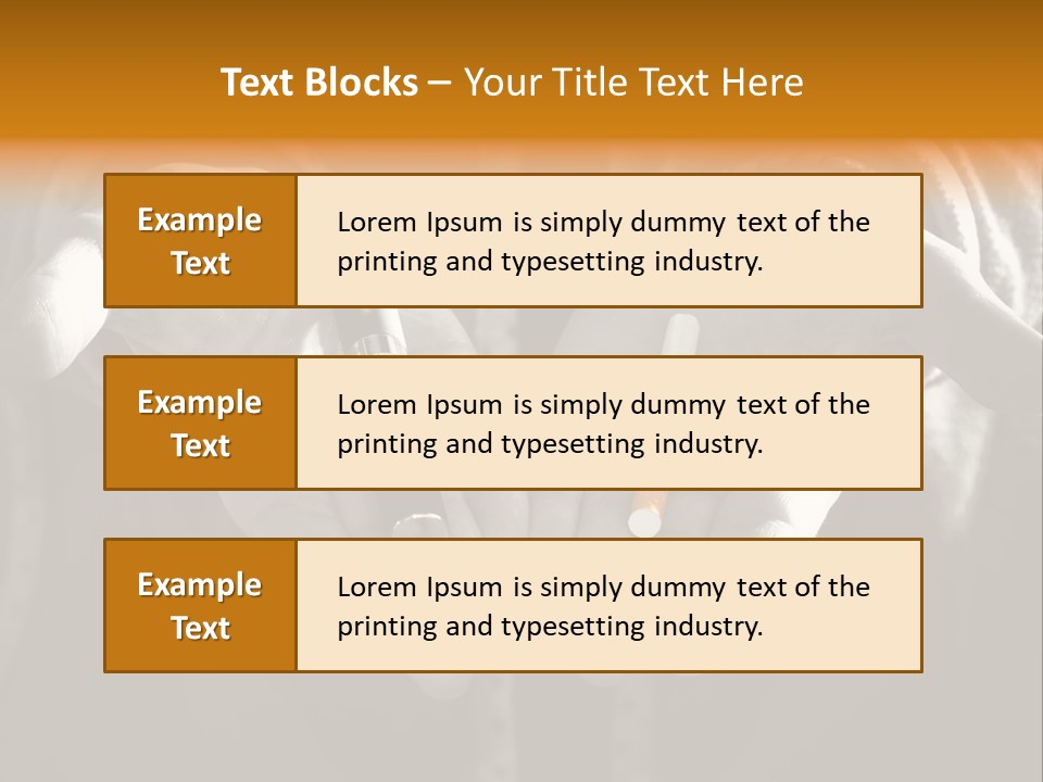 Products Quitting Nicotine PowerPoint Template