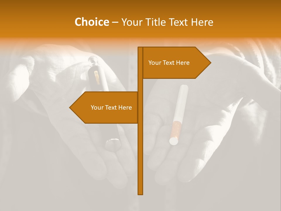 Products Quitting Nicotine PowerPoint Template