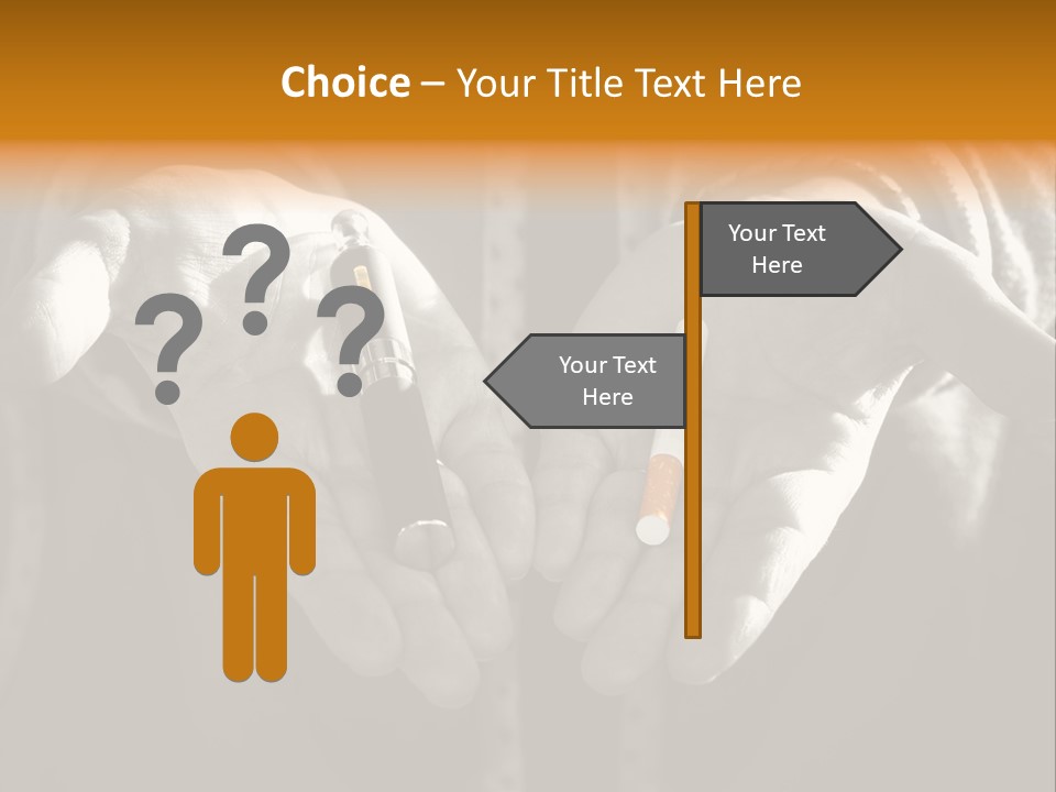 Products Quitting Nicotine PowerPoint Template