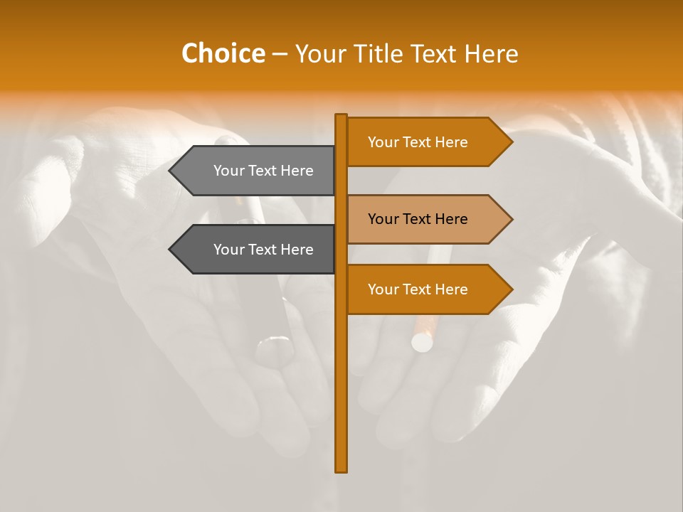 Products Quitting Nicotine PowerPoint Template