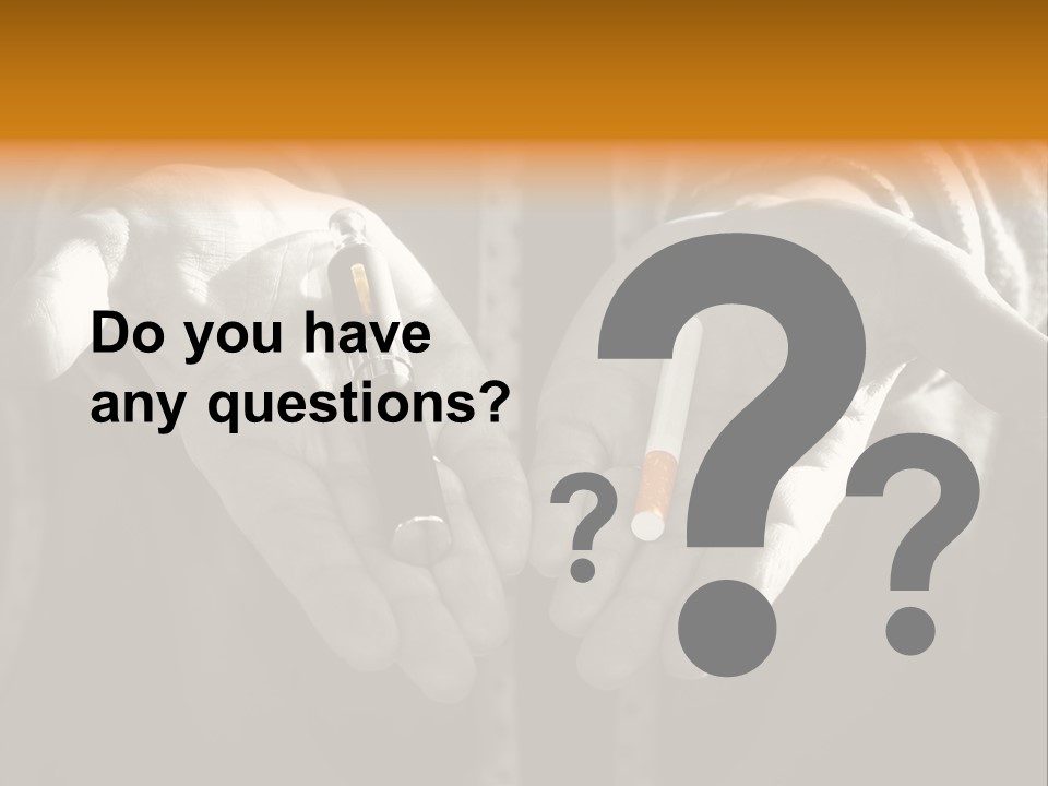 Products Quitting Nicotine PowerPoint Template