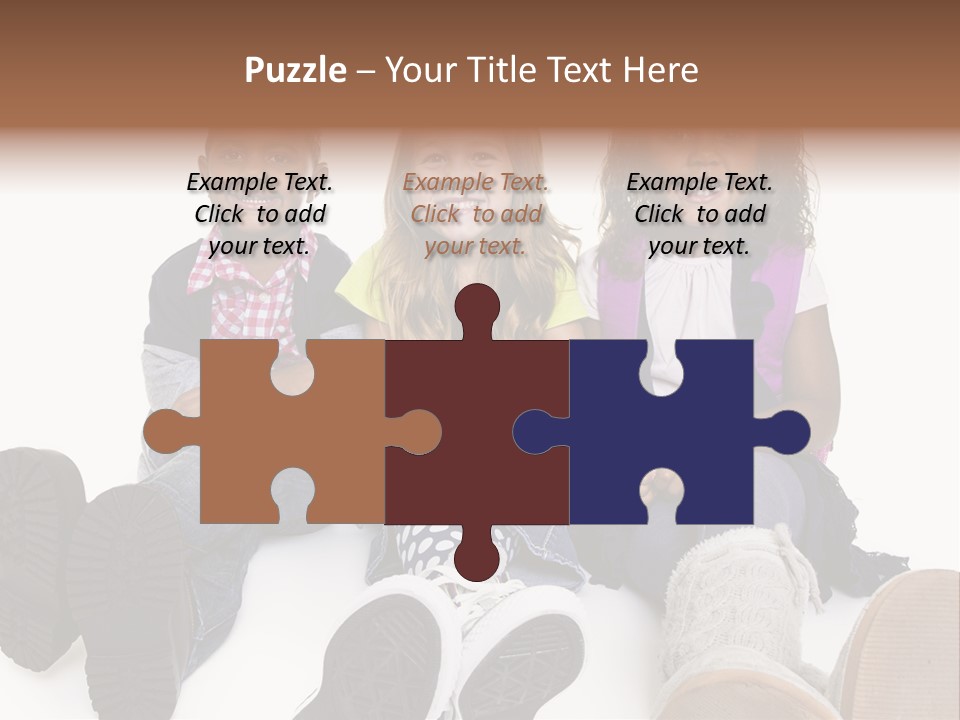 Elementary White Kindergarten PowerPoint Template