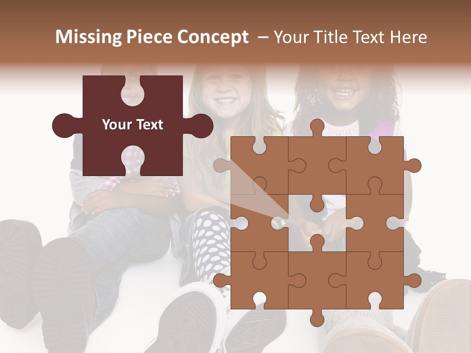 Elementary White Kindergarten PowerPoint Template