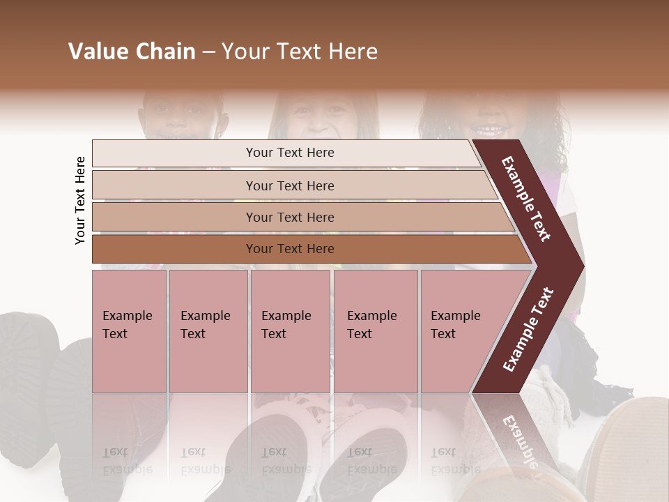 Elementary White Kindergarten PowerPoint Template
