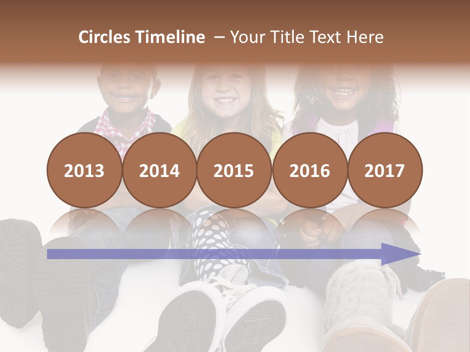 Elementary White Kindergarten PowerPoint Template