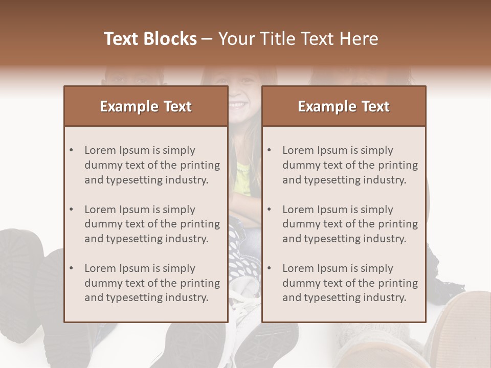 Elementary White Kindergarten PowerPoint Template