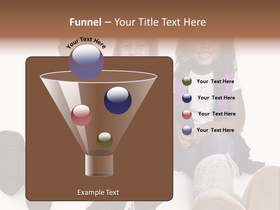 Elementary White Kindergarten PowerPoint Template