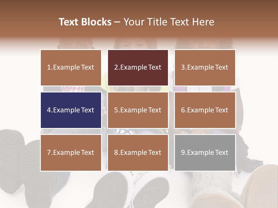 Elementary White Kindergarten PowerPoint Template