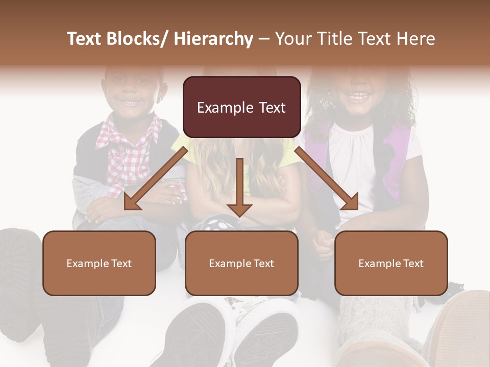 Elementary White Kindergarten PowerPoint Template