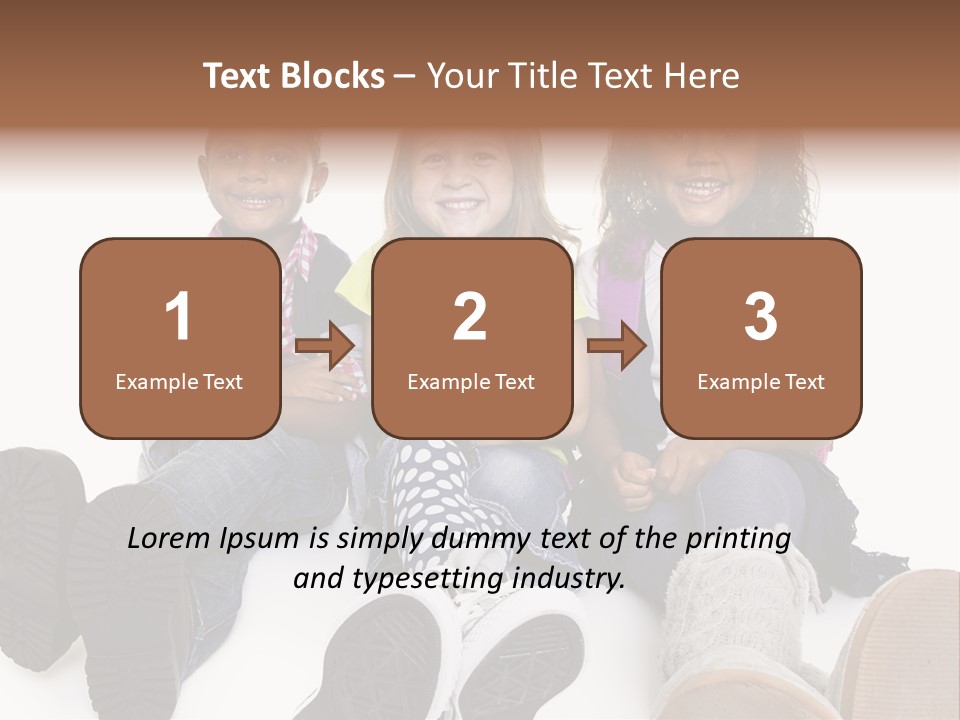 Elementary White Kindergarten PowerPoint Template