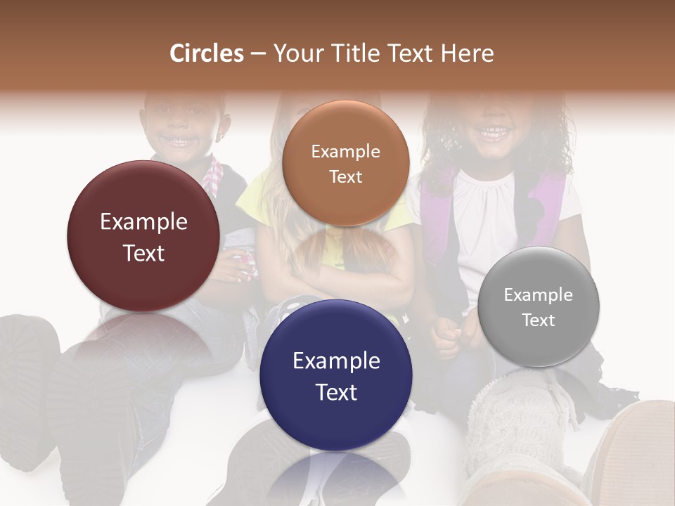 Elementary White Kindergarten PowerPoint Template