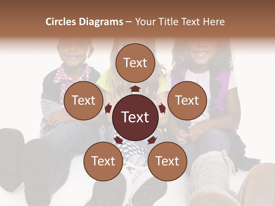 Elementary White Kindergarten PowerPoint Template