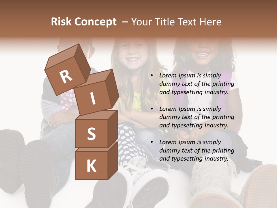 Elementary White Kindergarten PowerPoint Template