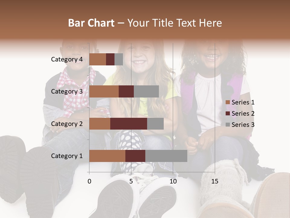 Elementary White Kindergarten PowerPoint Template