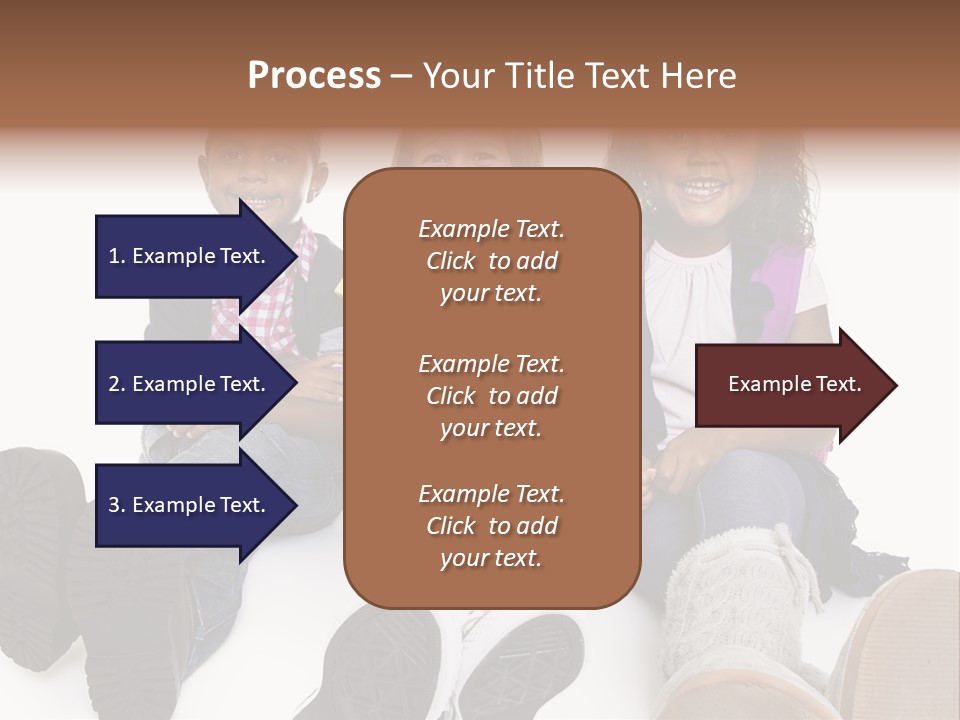 Elementary White Kindergarten PowerPoint Template