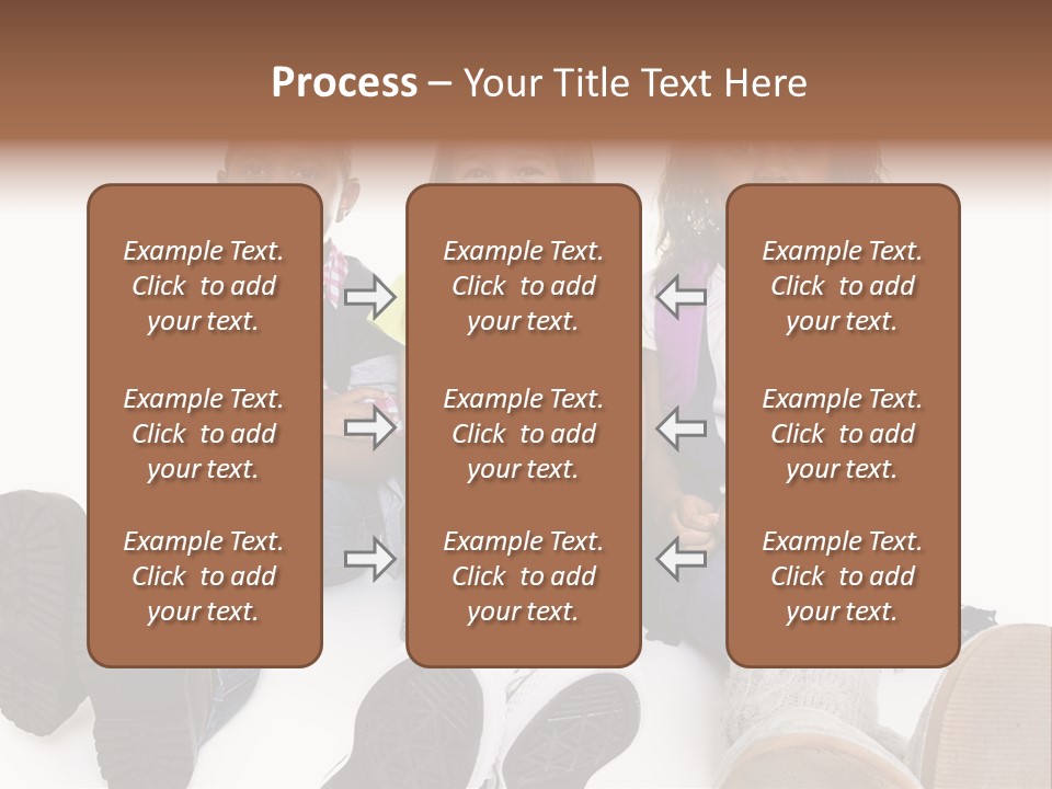 Elementary White Kindergarten PowerPoint Template