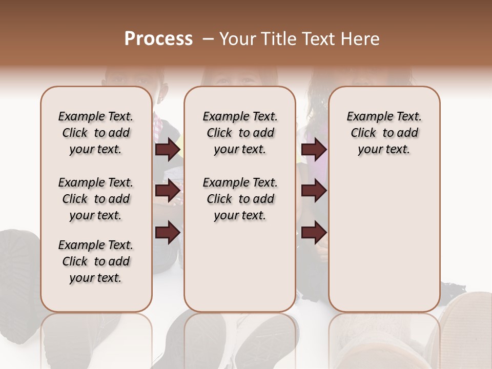 Elementary White Kindergarten PowerPoint Template