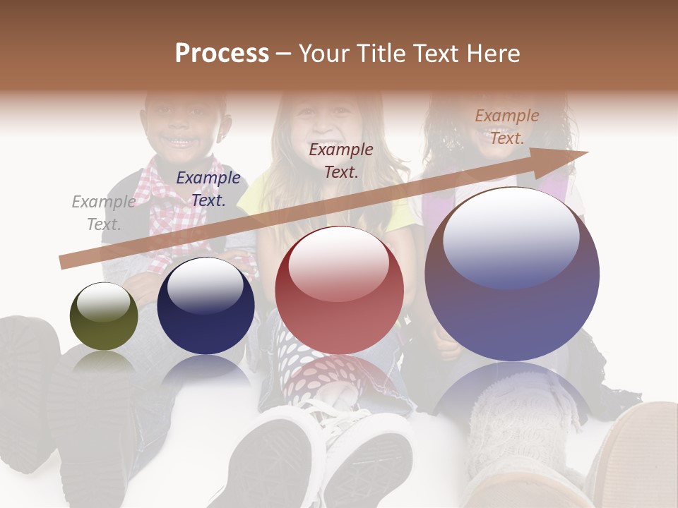 Elementary White Kindergarten PowerPoint Template