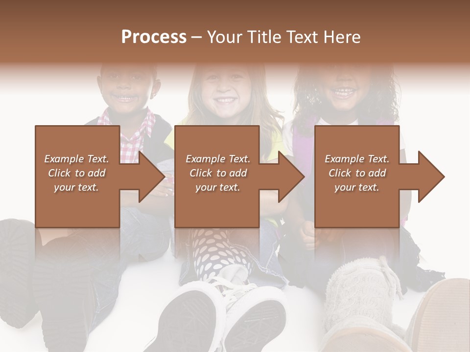 Elementary White Kindergarten PowerPoint Template