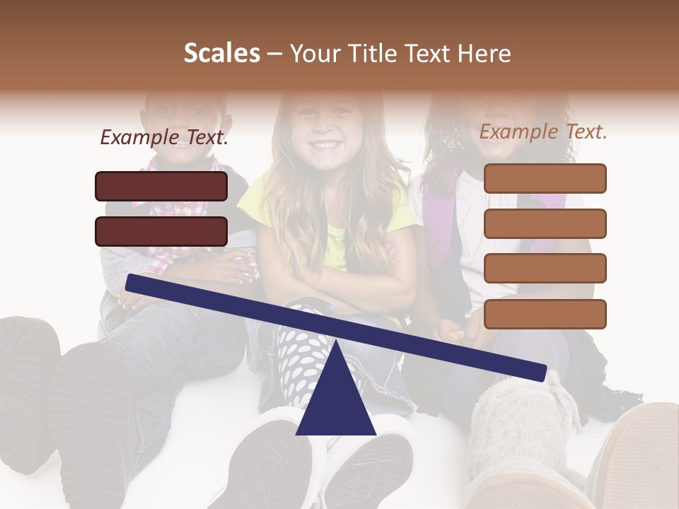 Elementary White Kindergarten PowerPoint Template