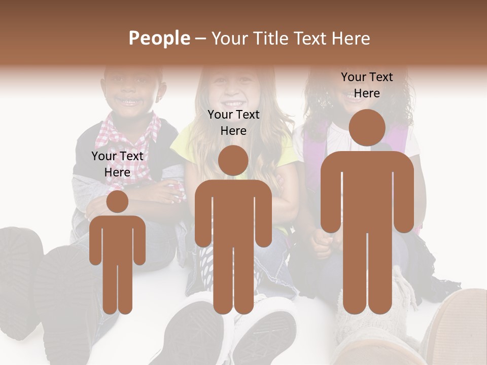 Elementary White Kindergarten PowerPoint Template