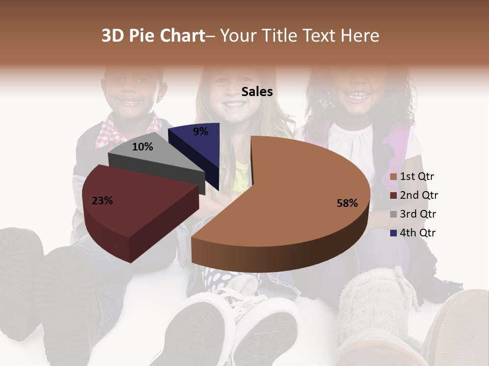 Elementary White Kindergarten PowerPoint Template