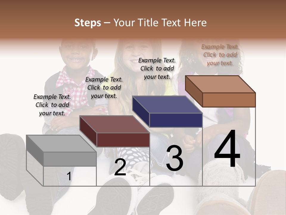 Elementary White Kindergarten PowerPoint Template