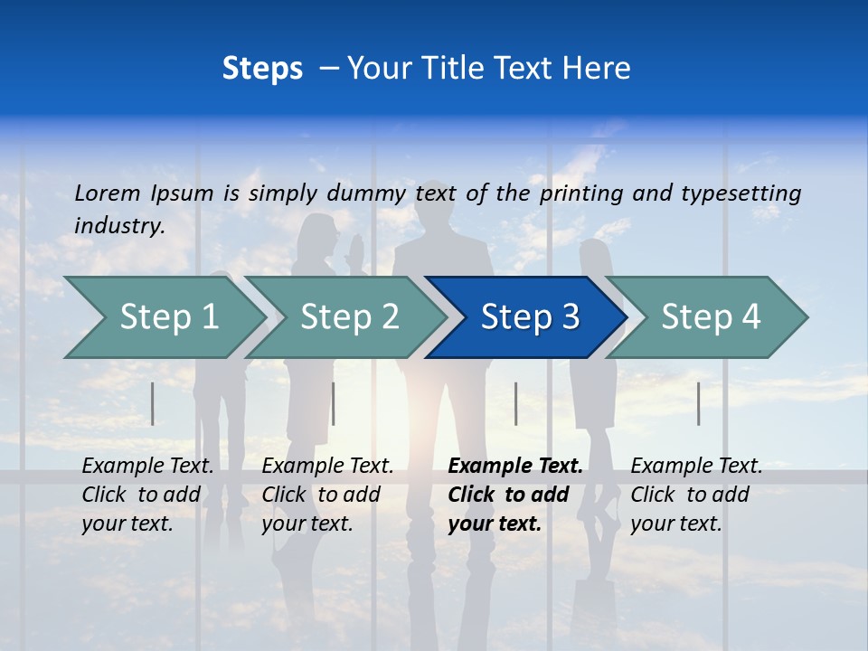 Male Staff View PowerPoint Template