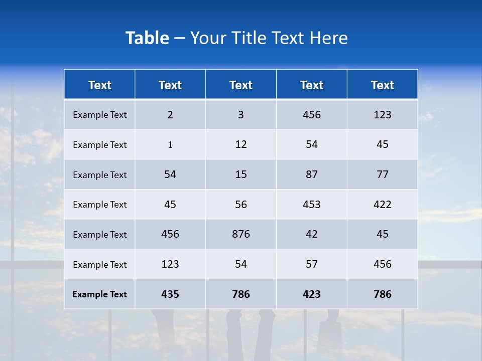 Male Staff View PowerPoint Template