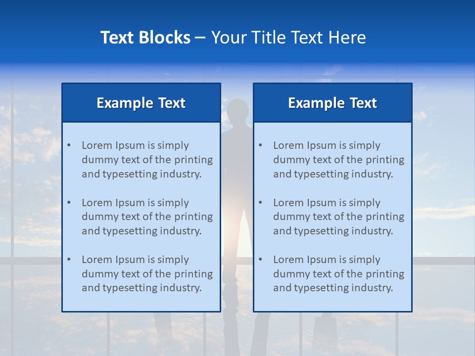Male Staff View PowerPoint Template
