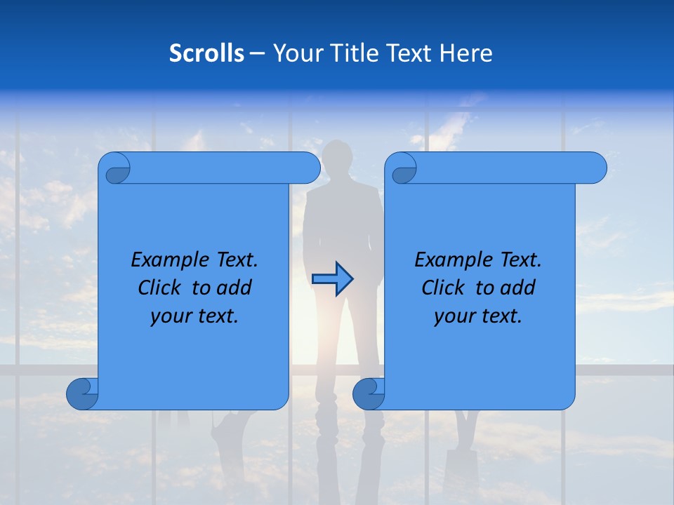 Male Staff View PowerPoint Template