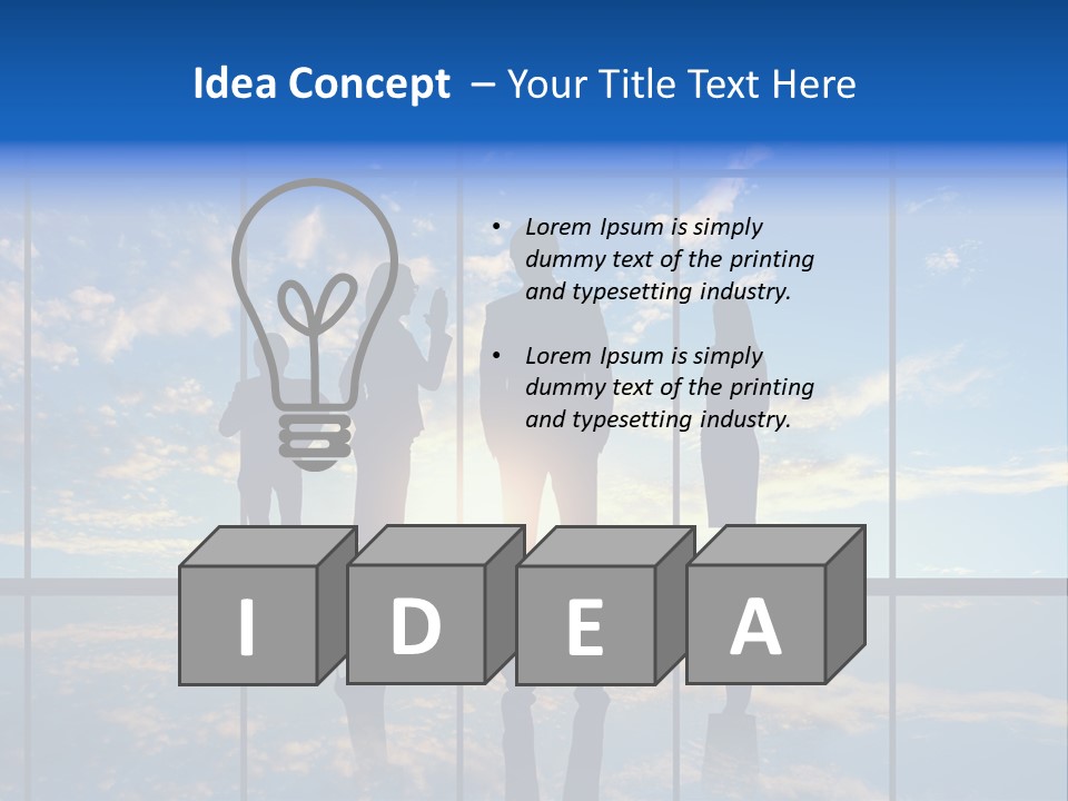 Male Staff View PowerPoint Template