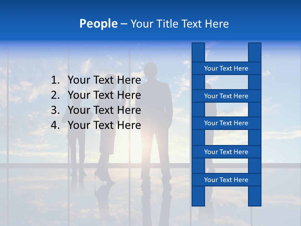 Male Staff View PowerPoint Template